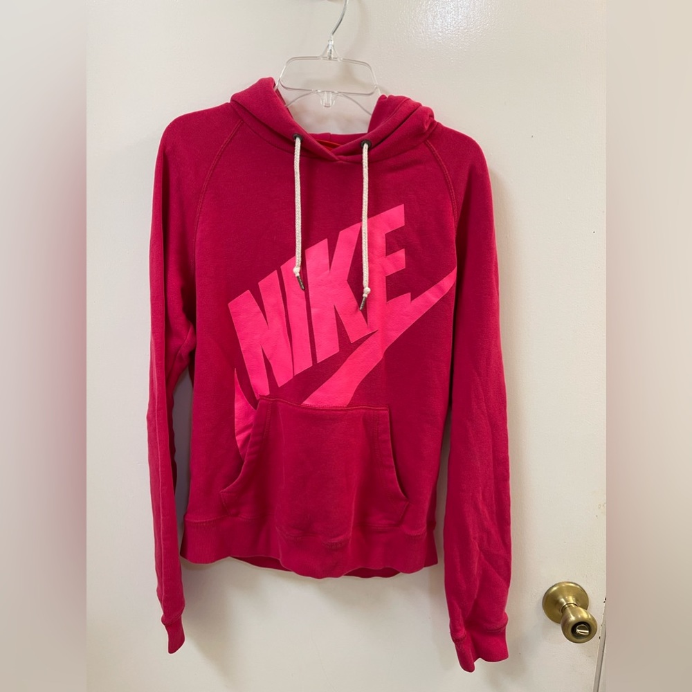 Pink Nike hoodie